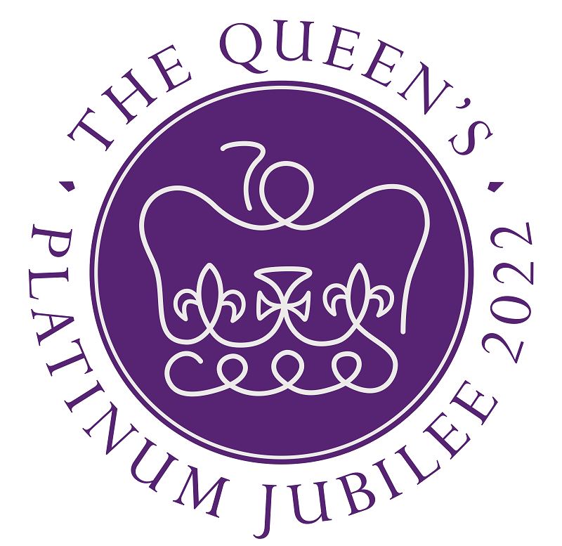 Queens Platinum Jubilee English Logo